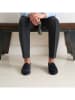 British Passport Leren mocassins "Tassel" donkerblauw