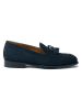 British Passport Leren mocassins "Tassel" donkerblauw