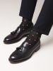 British Passport Leren mocassins "Tassel" zwart