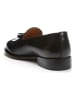 British Passport Leren mocassins "Tassel" zwart