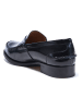 British Passport Leder-Mokassins "Penny" in Schwarz