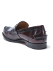 British Passport Leren mocassins "Penny" bordeaux