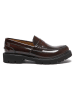 British Passport Leder-Mokassins "Penny" in Bordeaux