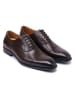 British Passport Leren veterschoenen bruin
