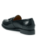 British Passport Leder-Mokassins "Tassel" in Schwarz
