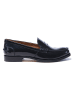 British Passport Leren mocassins "Penny" zwart