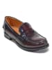 British Passport Leren mocassins "Penny" bordeaux