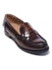 British Passport Leder-Mokassins "Penny" in Braun