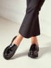 British Passport Leren mocassins "Penny" zwart