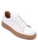 British Passport Leren sneakers wit
