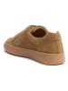 British Passport Leren sneakers lichtbruin