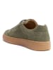 British Passport Leren sneakers kaki
