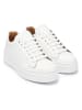 British Passport Leren sneakers wit