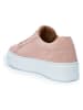 British Passport Leren sneakers lichtroze