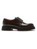 British Passport Leren veterschoenen bordeaux