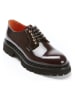 British Passport Leren veterschoenen bordeaux