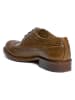 British Passport Leren veterschoenen lichtbruin