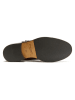 British Passport Leren monkstraps bordeaux