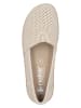 rieker Leren instappers beige