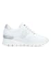 rieker Keilsneakers in Weiß/ Silber