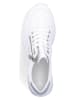 rieker Keilsneakers in Weiß/ Silber