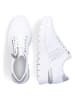 rieker Keilsneakers in Weiß/ Silber