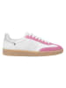 rieker Leren sneakers wit/lichtroze