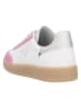 rieker Leren sneakers wit/lichtroze