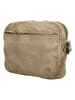 HIDE & STITCHES Leder-Umhängetasche "Paint Rock" in Taupe - (B)25 x (H)18 x (T)5,5 cm