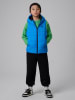 4F Doorgestikte bodywarmer blauw