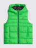 4F Doorgestikte bodywarmer groen