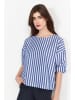 Rich & Royal Blouse blauw/wit