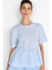 Rich & Royal Blouse lichtblauw/wit