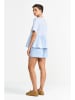 Rich & Royal Blouse lichtblauw/wit