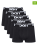 DKNY 5er-Set: Boxershorts in Schwarz