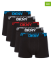 DKNY 5er-Set: Boxershorts in Schwarz