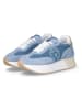 Liu Jo Leder-Sneakers in Hellblau/ Blau