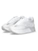 Liu Jo Leder-Sneakers in Weiß/ Silber
