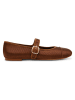 Steve Madden Spangenballerinas in Hellbraun