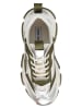 Steve Madden Sneakersy w kolorze srebrno-oliwkowym