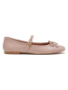 Steve Madden Leren ballerina's met bandje lichtroze