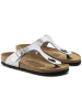 Birkenstock Zehentrenner "Gizeh" in Silber - Weite S