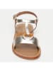CALANK Leren sandalen goudkleurig
