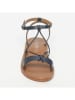 CALANK Leder-Sandalen in Schwarz