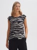 OPUS Bluse in Schwarz/ Weiß