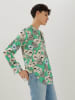 Someday Blouse turquoise/zandkleurig