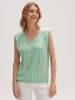 OPUS Top in Grün/ Weiß