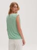 OPUS Top in Grün/ Weiß