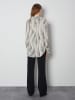 Someday Blouse zandkleurig/zwart