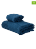 Lanerossi 2-delige set: handdoeken "Phoenix" donkerblauw